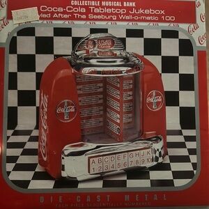 Coca Cola tabletop jukebox die cast metal